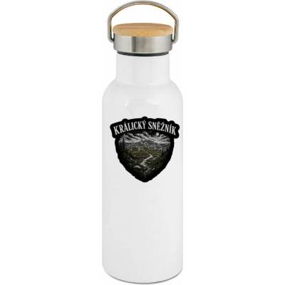 123TRIKO termoska Králický Sněžník, rytý tisk, volná verze 500 ml