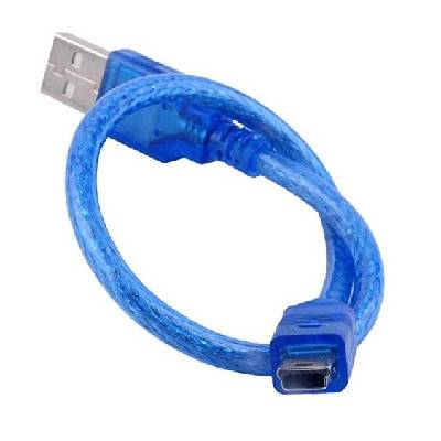 USB kábel pre Arduino Nano USB na mini USB tienený