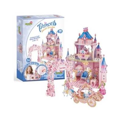 CubicFun 3D puzzle s drahokamy Zámek Secret Garden 92 ks
