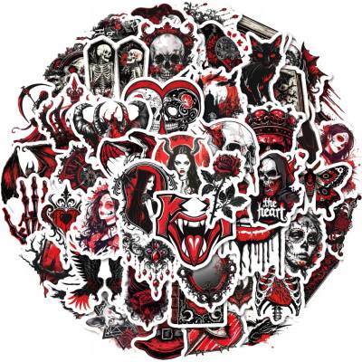 Halloween nálepky sada 50 ks strašidlá