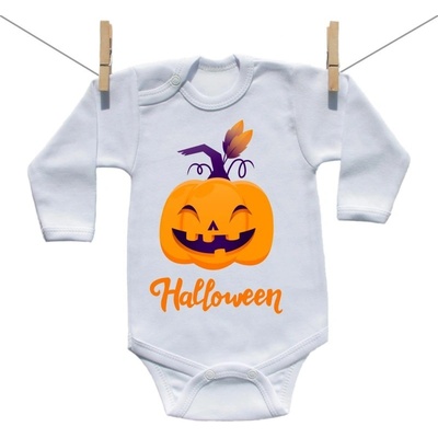 Boodyy Body s dlhým rukávom Halloween tekvica