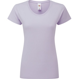 Fruit of the Loom Дамска тениска FRUIT OF THE LOOM LADY-FIT ICONIC 195 T / Дамска тениска от плътен памук - лавандулов XL (161424zt004)