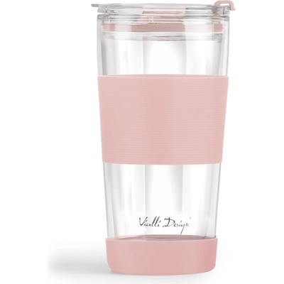 Vialli Design Розова термочаша 600 ml Fuori - Vialli Design (5901638730411)