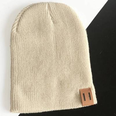 Jednobarevná dětská čepice Sl.hnědá