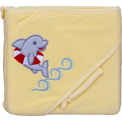 Scarlett Froté uterák delfín s kapucňou žltá