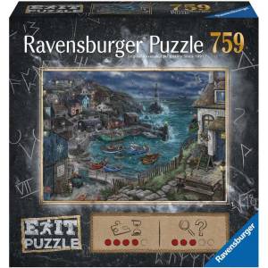 Ravensburger - Puzzle Exit Puzzle: The Fishing Village - 368 piese