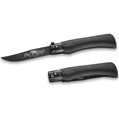 OLD BEAR - STAINLESS STEEL (PTFE COATING), BLACK LAMINATED HANDLE M 9303/19_MNN
