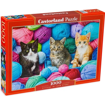 Image 1 of Castorland Пъзел Castorland от 1000 части - Котета в прежди (C-104796)