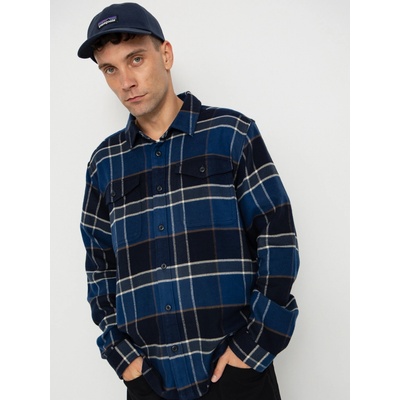 Patagonia Fjord Flannel (cycles sunken blue)
