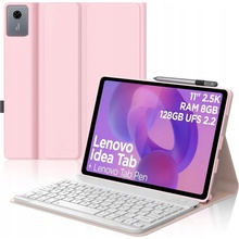 EtuiTab bezdrátová klávesnice pro Lenovo Idea Tab Plus 12.1 Růžová