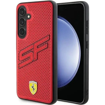 Ferrari Кейс Ferrari Big SF Perforated за Samsung Galaxy S24 Plus, червен (3666339242510)