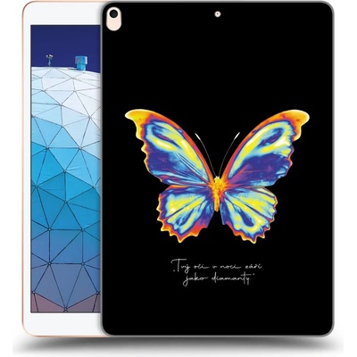 Picasee silikónový obal Apple iPad Air 10.5 2019 3.gen Diamanty prehľadný Black