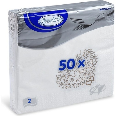 Wimex ubrousky 2V Svatba 50ks 33x33cm – Zboží Dáma