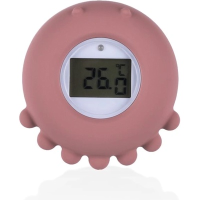Zopa Silicone Digital Thermometer 2in1 Дигитален термометър за ваната Old Pink