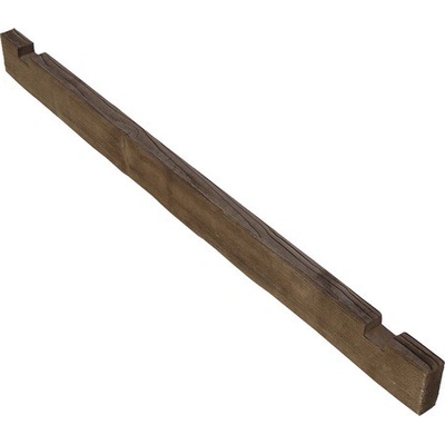 Betonový kompostér Presbeton ukončující prvek 1200x400x95 mm reliéfní hnědá
