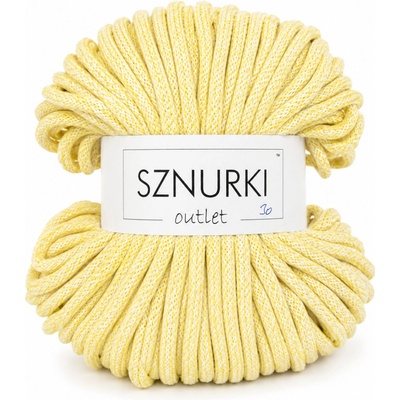 Bobbiny Sznurki outlet - 5mm Sznurki - 5mm: Banana shake