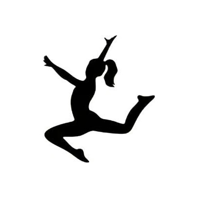 Nažehlovací obrázek - gymnastika VIII (7,9 x 9,0 cm)