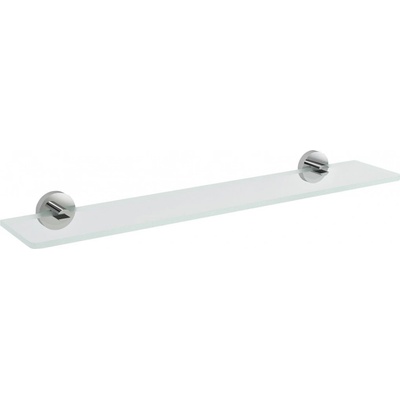 Sapho X-ROUND skleněná police 700 mm chrom/čiré sklo XR009-16