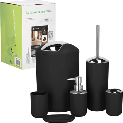 Springos HA1111 černá 6 ks – Zboží Dáma