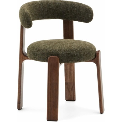 Kave Home Granite z jaseňového dreva Khaki / hnedé
