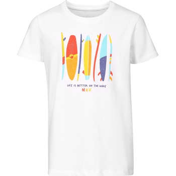 NAX Детска памучна тениска nax NAX OMESO бяла NAX | Byal | Момчешки | 104/110