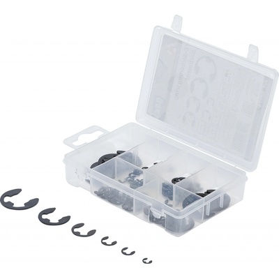 Kroužky pojistné třmenové, 3-15 mm, 94 kusů - BGS 88174 – Zbozi.Blesk.cz