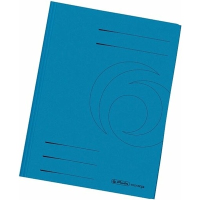 Herlitz Dosky A4 recyklované modré 3 chlopne