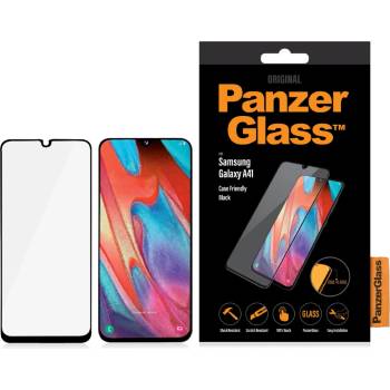 Panzer Стъклен протектор PanzerGlass за Samsung Galaxy A41 Case Friendy - Черен