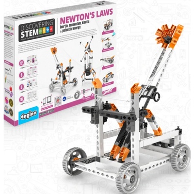 Engino STEM NEWTON's LAWS: Setrvačnost, hybnost, kinetická a potenciální energie