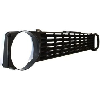 Решетка без емблема за Golf 1 с два фара - черна