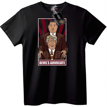 NOONEBRAND Тениска Дяволски Адвокат - XS, Black