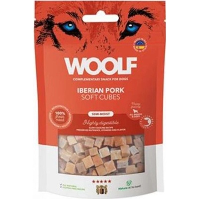 Woolf Dog Soft Cubes Iberské bravčové 100 g