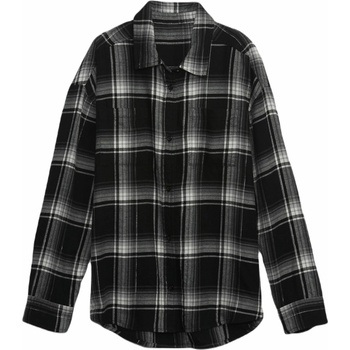 GAP LS Flannel čierna