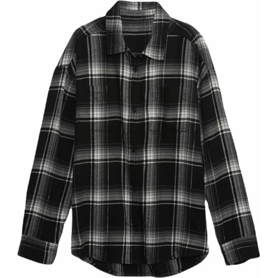 GAP LS Flannel čierna