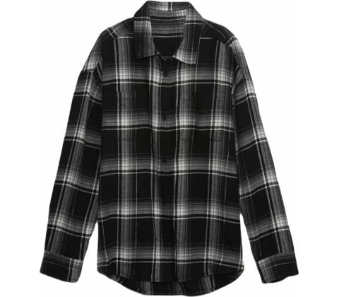 GAP LS Flannel čierna