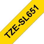 Brother TZeSL651 tape Black on Yellow 24mm (TZESL651) - tehnik