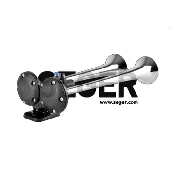 SEGER ТРОМБА ДВОЙНА ХРОМИНАРА SEGER 82AH 125dB 24V (82AH2400K)