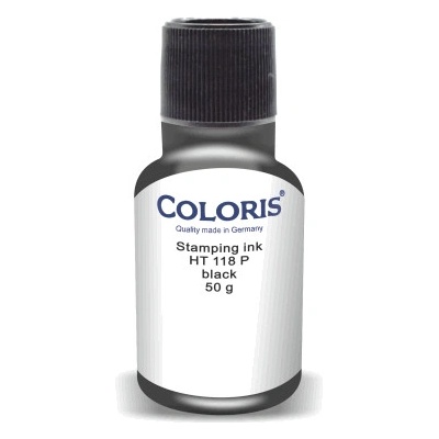 Coloris Razítková barva HT 118 P černá 50 ml