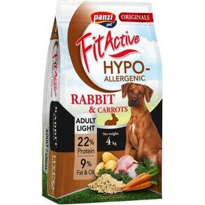 Panzi FitActive Hypoallergenic Light Rabbit and Carrots 4 kg