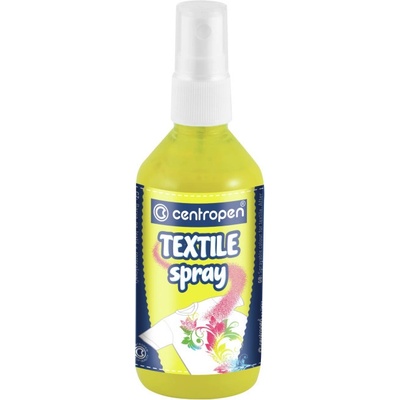 Sprej na textil CENTROPEN 1139 žltý 110 ml