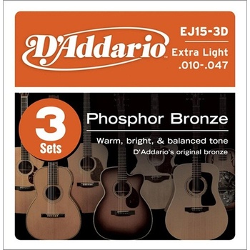 D'addario EJ15-3D