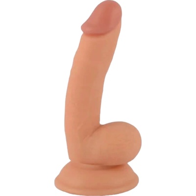 Mr. Rude upínacie dildo na semenníky 18 cm prírodné