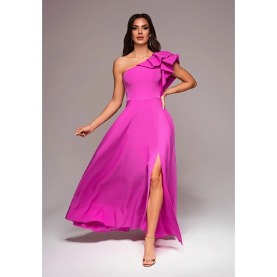 Edoti Evening dress LA-OM-DL fuchsiová
