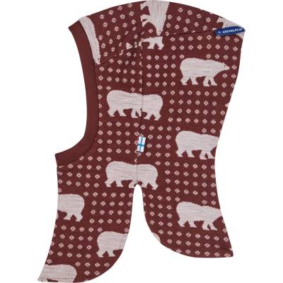 Finkid Детска зимна шапка (beanie) Finkid Kid's Luola Nordik Balaclava - Cranberry (904-4539-0111)