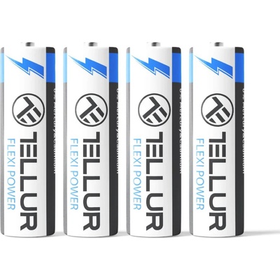 Tellur Батерии Tellur Flexi Power, Super Alkaline, AA LR6, 1.5V, 4 бр. /компл (TLL158561)