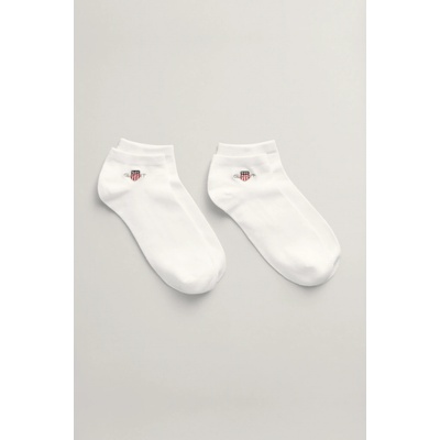 GANT SHIELD SNEAKER SOCKS 2 PACK biela