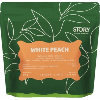 Story Coffee Roasters Bílý čaj STORY tea Bílá broskev 80 g