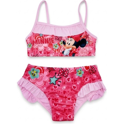 Dívčí plavky Minnie dvojdílné sv.růžová