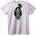 NOONEBRAND Тениска Усмихнат Череп Баскетбол - XL, White
