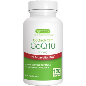 Igennus CoQsol-CF® CoQ10 - 120 Софтгели